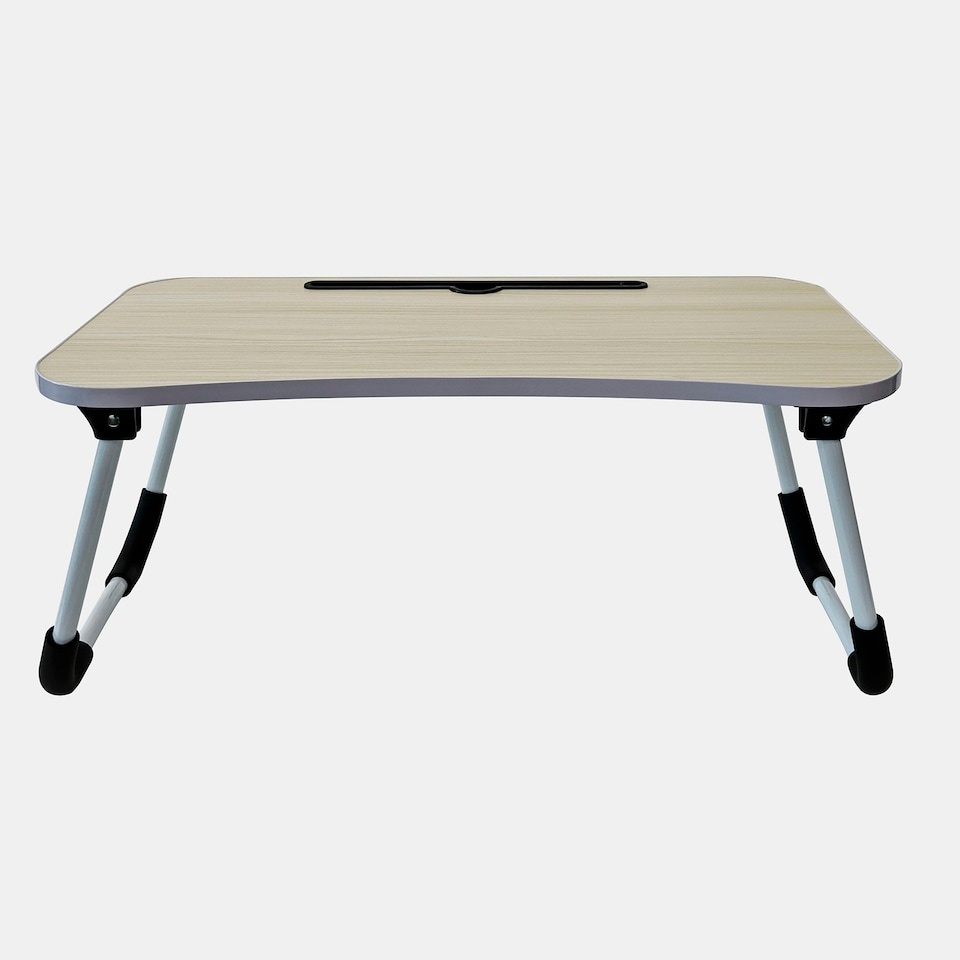 image 1 of OHS Portable Foldable Wooden Work Laptop Stand Lap Tray Purple | Neon Gaming