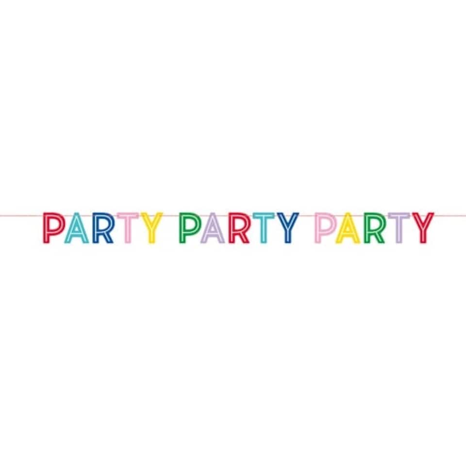 Colourful Party Paper Letter Banner 213cm