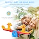 image 3 of HOMCOM Kids Seesaw Safe Teeter Totter 2 Seats with Easy-Grip Handles Multicolor