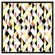 image 2 of Yellow, pink & black geometric pattern (Picture Frame) Brown | Oak | XL