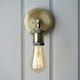 image 4 of Hal Metal Wall Lamp, Antique Brass Plate