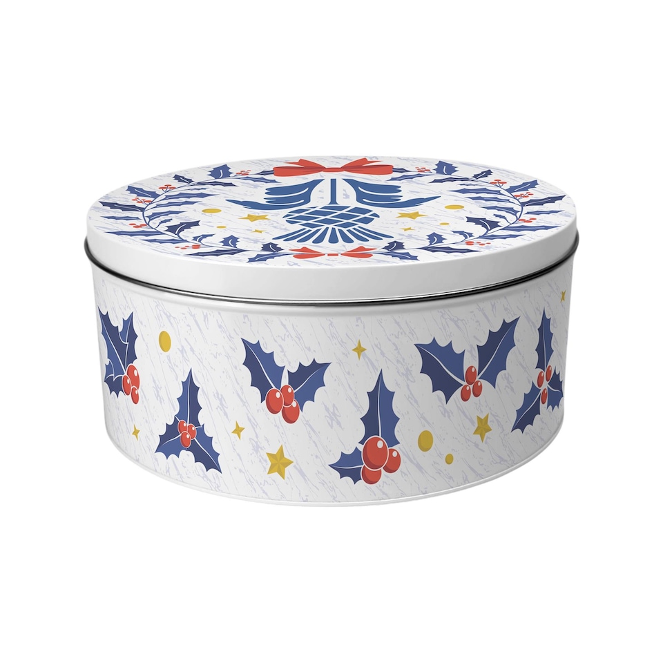 image 1 of Scottish Thistle Christmas Cake Tin
