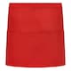 image 1 of Brand Lab Unisex Adult Organic Front Pocket Short Apron - Red - One Size