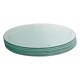 image 1 of Harbour Housewares Round Glass Placemats - Clear - 30cm - 6 Pack - Heat-Resistant Set Clear