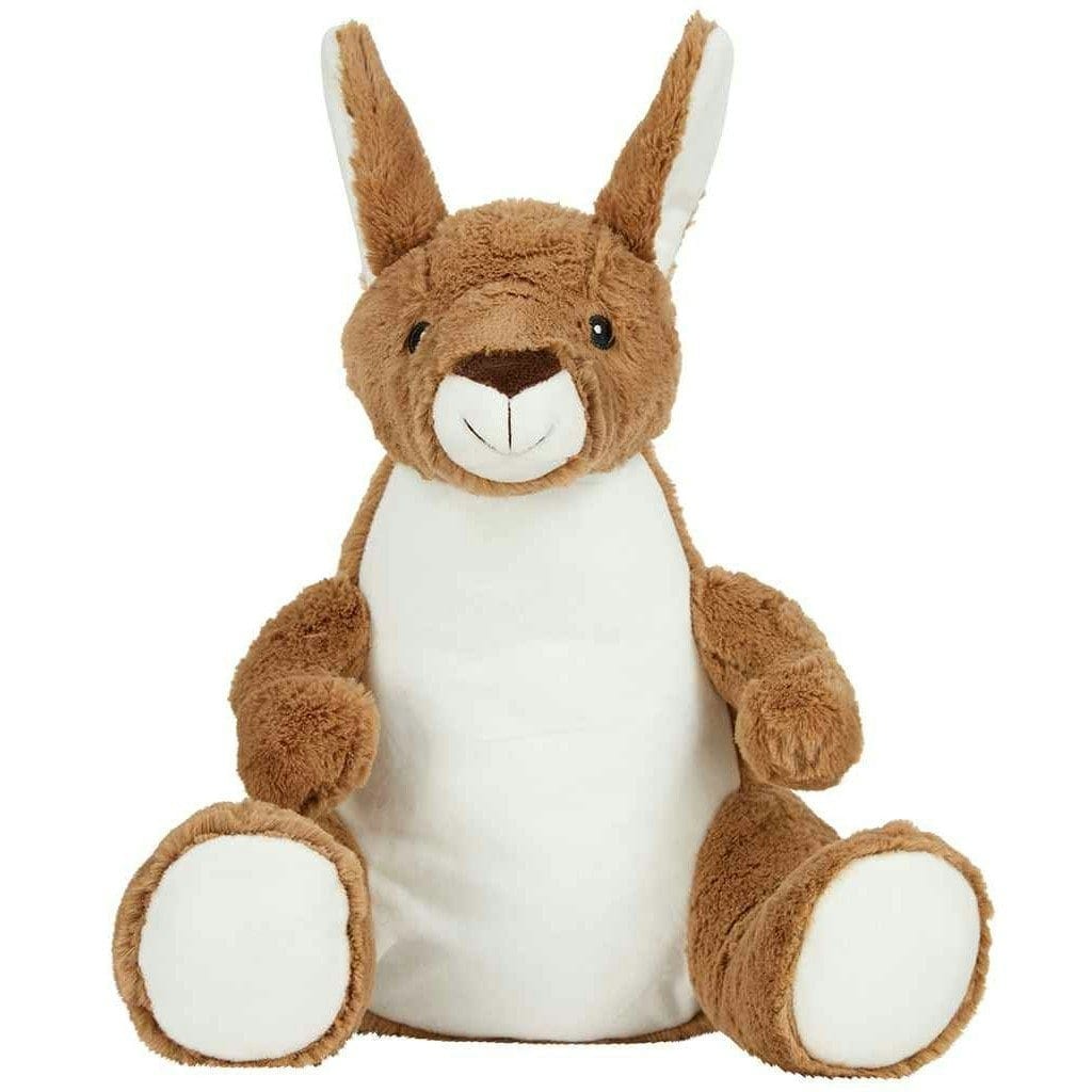 Mumbles Childrens/Kids Zippie Kangaroo Teddy Bear - Mid Brown - One Size