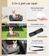 image 4 of Skylos Dog Car Booster Seat Pet Backrest Safe Protector Waterproof Travel Bed