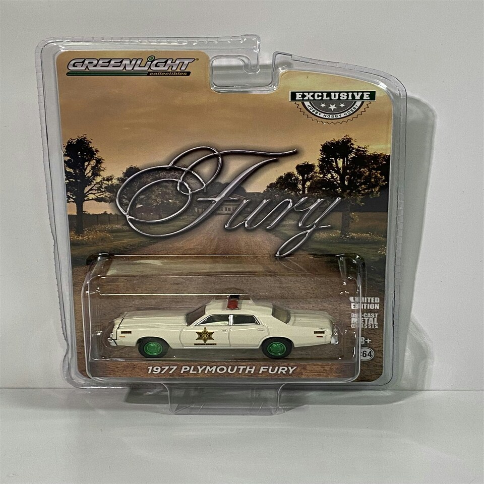 image 1 of Chase Model 1977 Plymouth Fury Hazzard County 1:64 Greenlight 30110