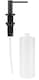 image 3 of Black Tip Soap Dispenser Replacement Refillable Kitchen Tank