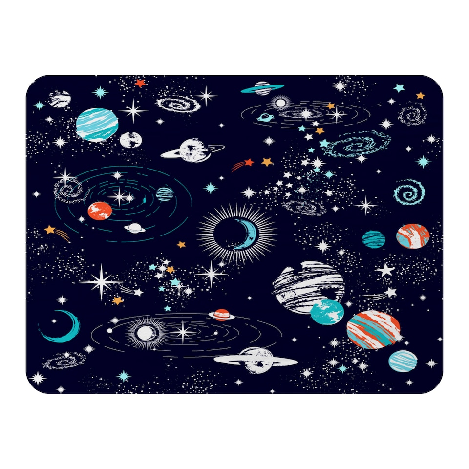 image 1 of Space Galaxy Constellation Blanket | Multi