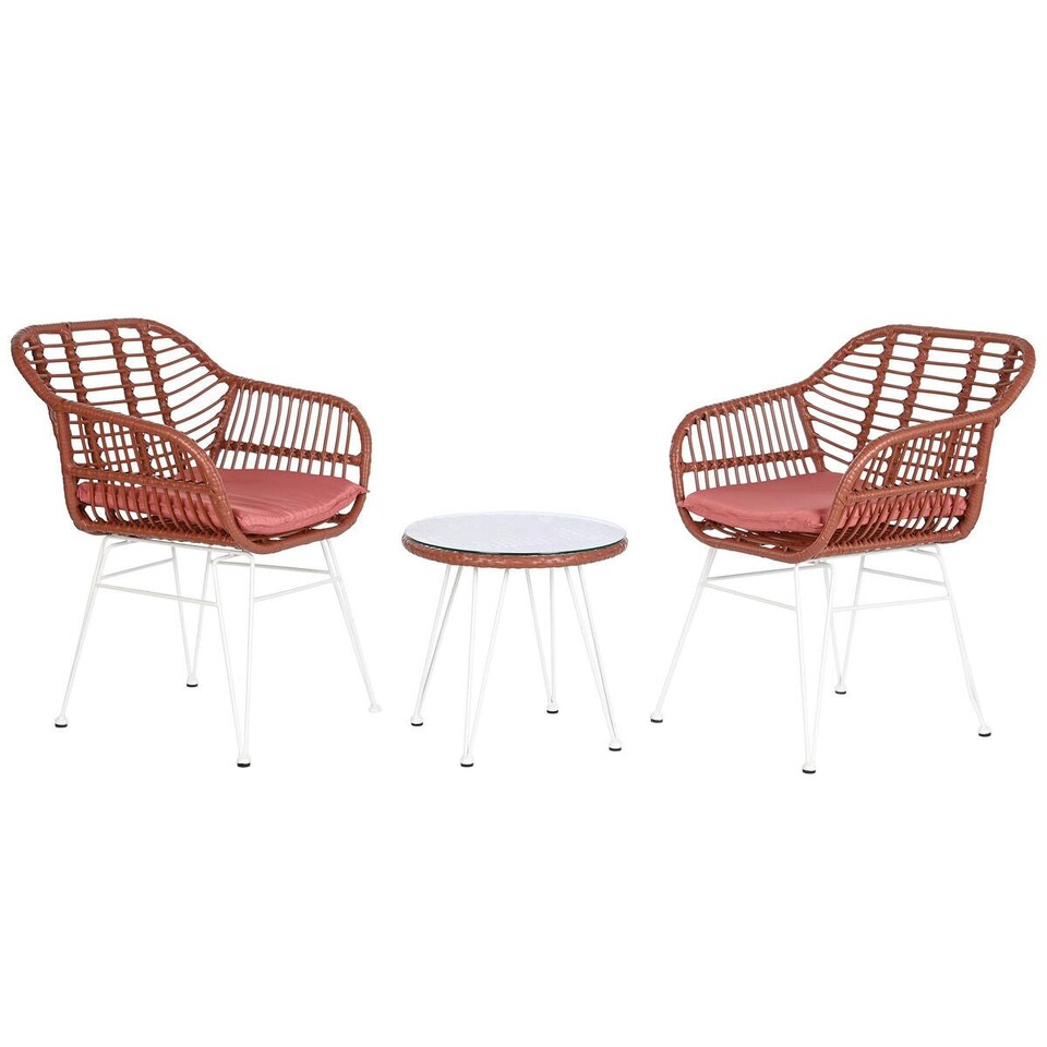 image 1 of Table set with 2 chairs DKD Home Decor 56 x 57,5 x 82 cm
