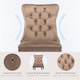image 6 of Romsey Set of 2 Modern Velvet Dining Chairs with Knocker Ring
