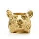 image 1 of Gold Finish Tiger Planter Gold