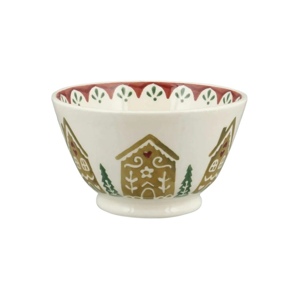 image 1 of Dip Bowl: 12.5cm Emma Bridgewater Gingerbread Small Old Bowl White