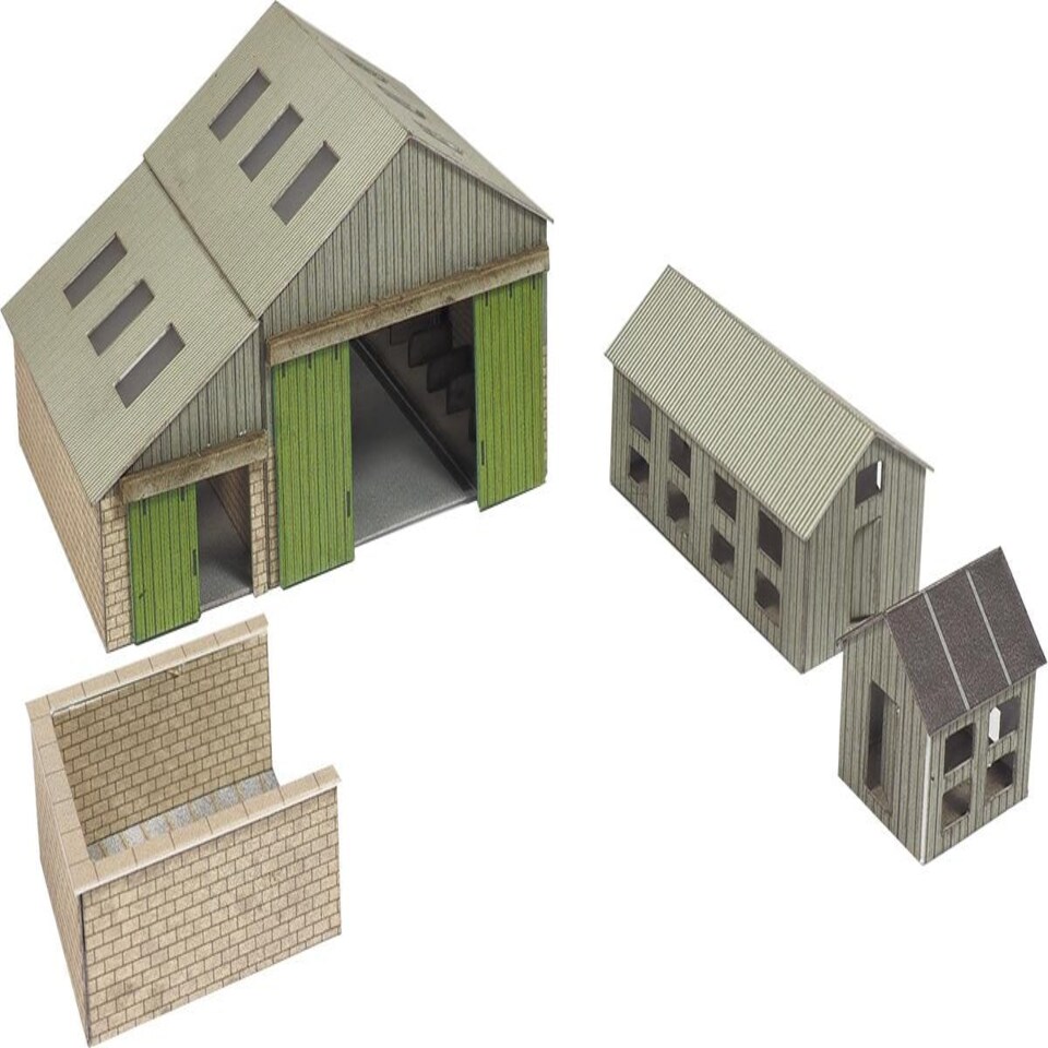 image 1 of Metcalfe Manor Farm Buildings Card Kit