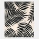 image 2 of OHS Leaf Ultra Soft Polar Throw Blanket, 120x150cm - Natural