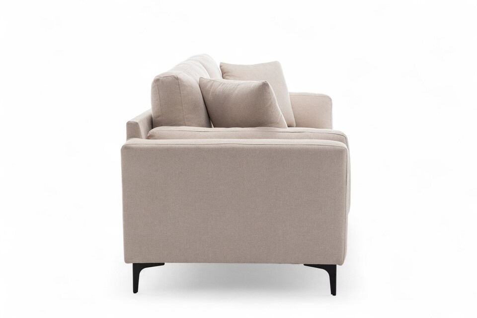 image 1 of Fabric Beige 3 Seater Sofa MARGHERA