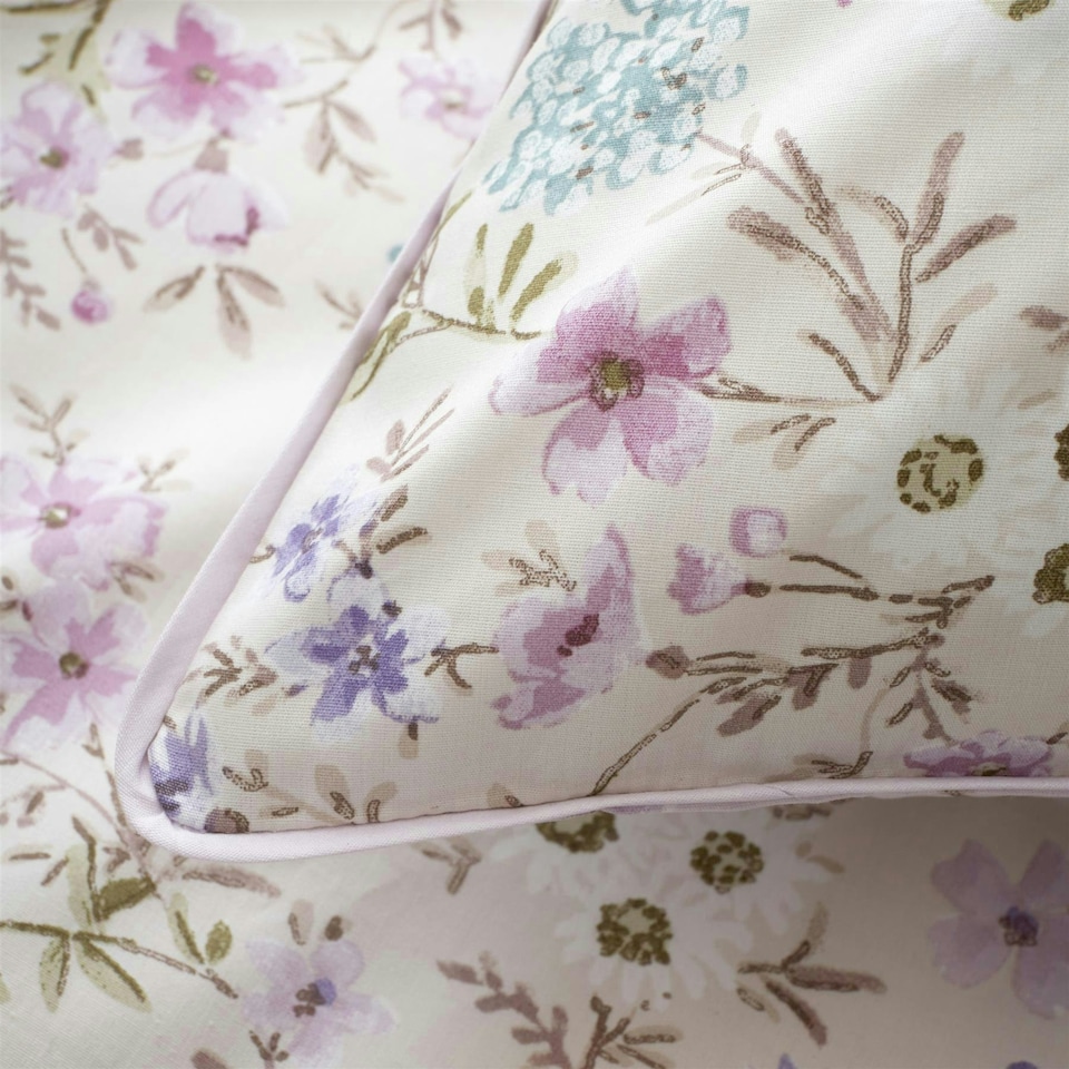 image 1 of Bianca Ditsy Floral Lilac Duvet Cover Set Multi | King