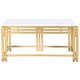 image 3 of Centre Table DKD Home Decor Metal Aluminium Marble 80 x 40 x 40 cm N/A