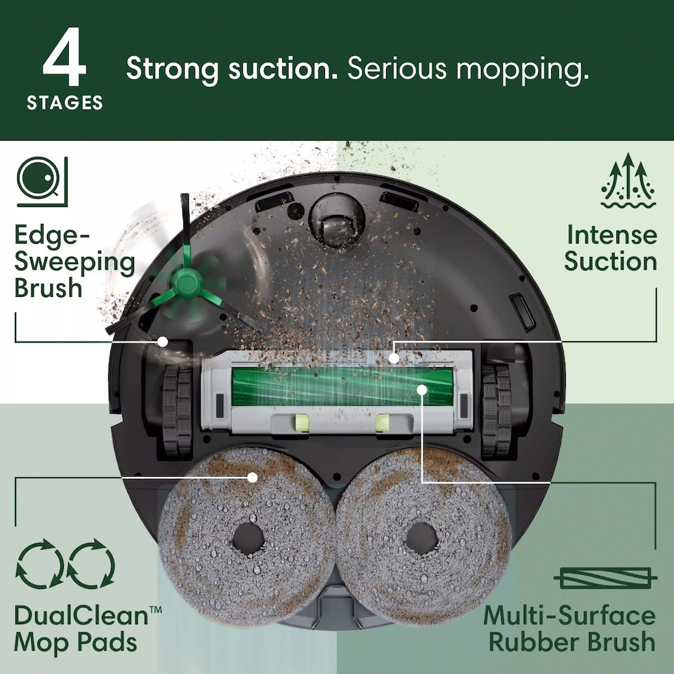 image 1 of iRobot Roomba Plus 405 Combo Robot Vacuum & Mop with AutoWash Dock