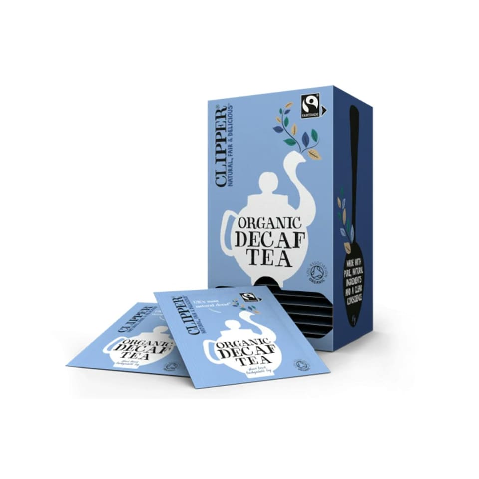 Organic Fairtrade Everyday Decaf Tea 25 Envelopes (Clipper)