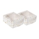 image 6 of Anniversary House Gold Star Square Treat Boxes with Window Pack of 2