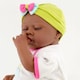 image 4 of BiBi Doll 20" Fay Ethnic Reborn Baby Doll Girl with Closed Eyes, Dummy & Bottle