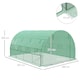 image 7 of Outsunny 4 x 3 x 2 m Polytunnel Greenhouse Pollytunnel Tent Steel Frame Green