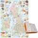 image 1 of A Cheesemonger Map of British and Irish Cheese 1000 Piece Jigsaw Puzzle for all Cheeses Lover by Dominic Beddow