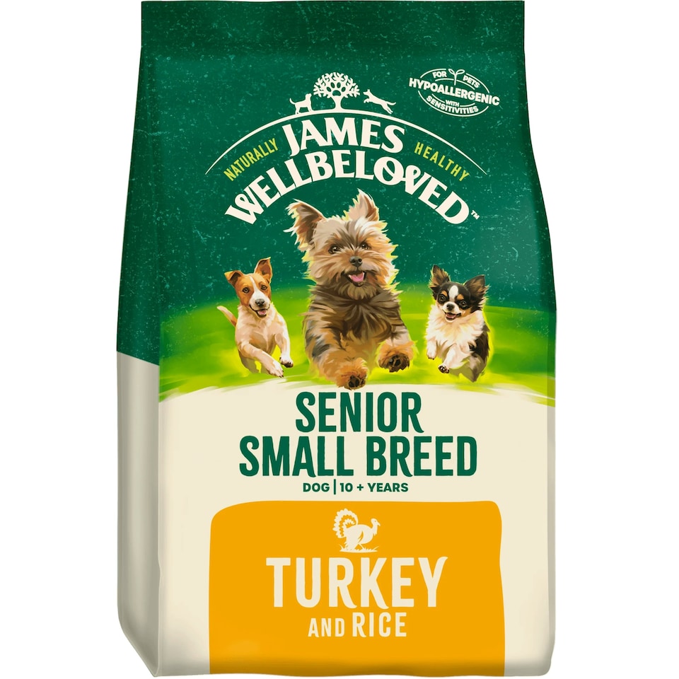 image 1 of James Wellbeloved Turkey Senior Dog Small Breed 1.5KG