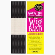 Bee Sales Magic Collection Swiss Lace Center Patching Wig Band 2292SBLA Multi | One Size