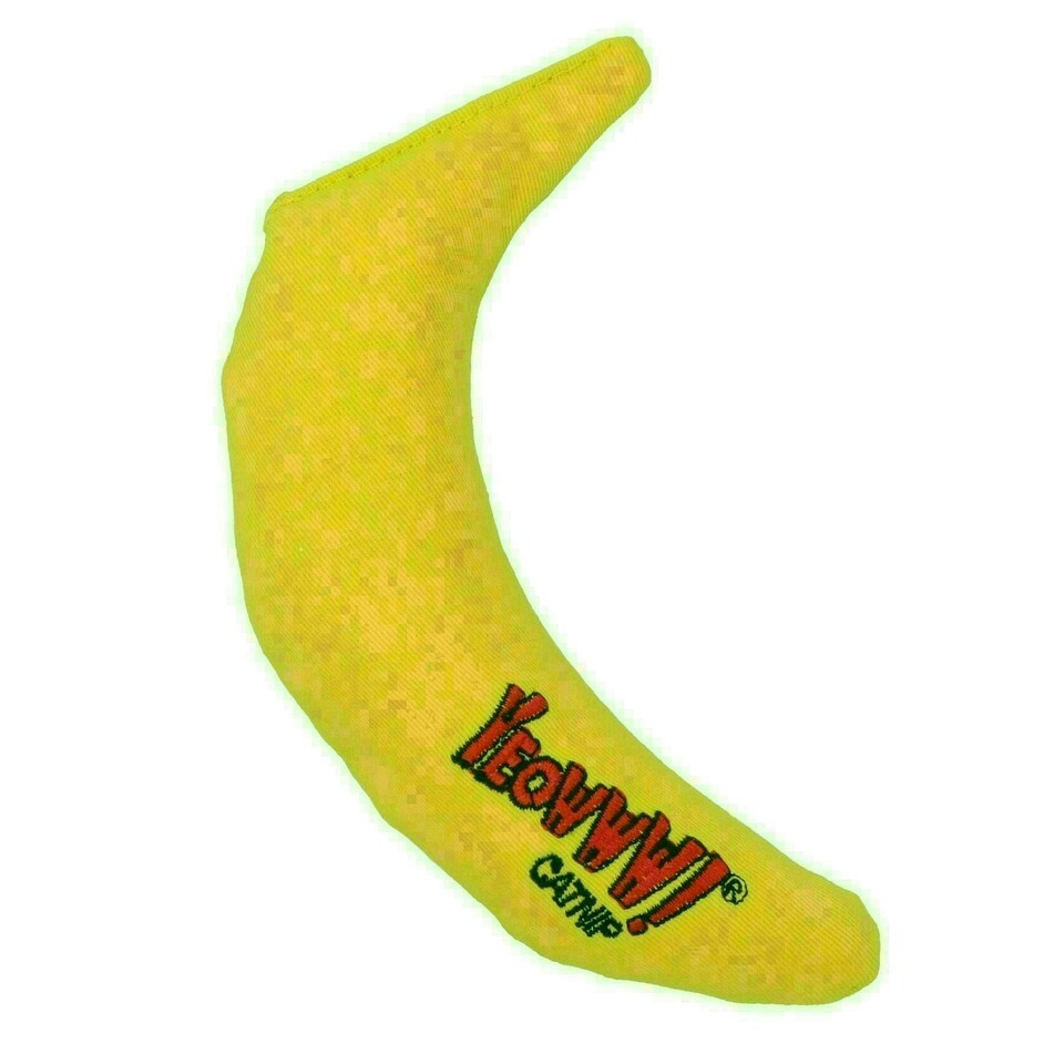 image 1 of 1PK Yeow Interactive My Cat Kitten Banana With Catnip Cat Toy Play Toy Cat Gift