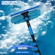 image 5 of 10ft Window Squeegee with Extension Pole, Window Cleaner Tool with 2-Stage Telescoping Pole, Window Cleaning Kit with 10ft Pole (3m) & Microfiber Cloths, 2 Blades Replacements & ACME Adapter