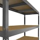 image 5 of Monster Racking Q-Rax Heavy Duty Storage Shelving, 160cm W, 60cm D, Grey Grey