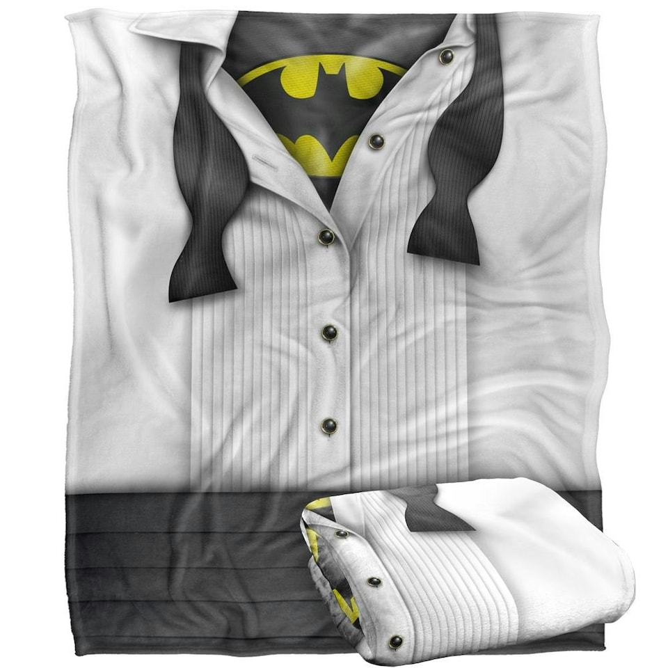 image 1 of Batman Secret Identity Blanket - Multicoloured - One Size Multi