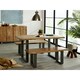 image 2 of Knott Live Edge Medium Dining Bench