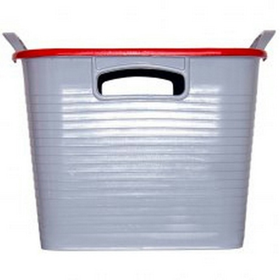 Red Gorilla Stack N Store Storage Box - Grey/Red - One Size