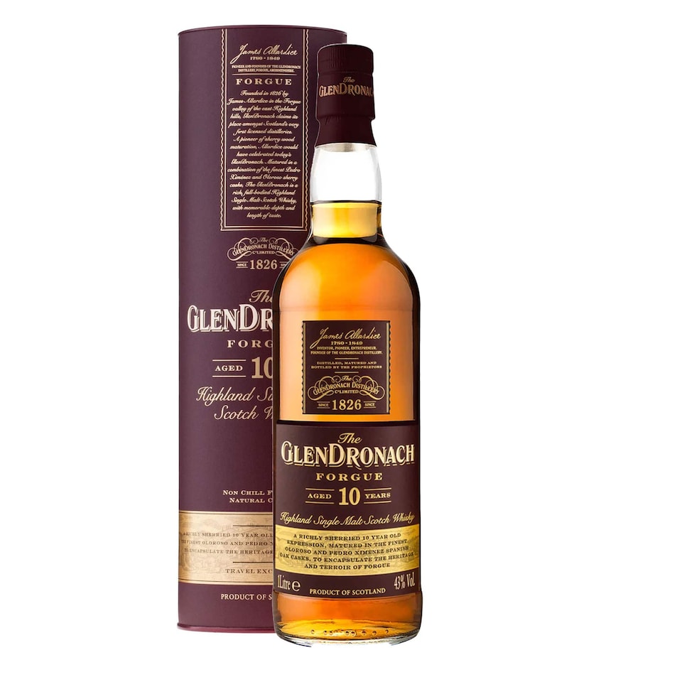 The Glendronach 10 Years Forgue Whisky 1L
