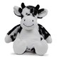 image 1 of Mumbles Zippie Cow Plush Toy - Black/White - L