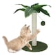 image 6 of Cat Scratch Tree On Stand With Hanging Ball Kitten Claws Scratcher Play Toy Mat