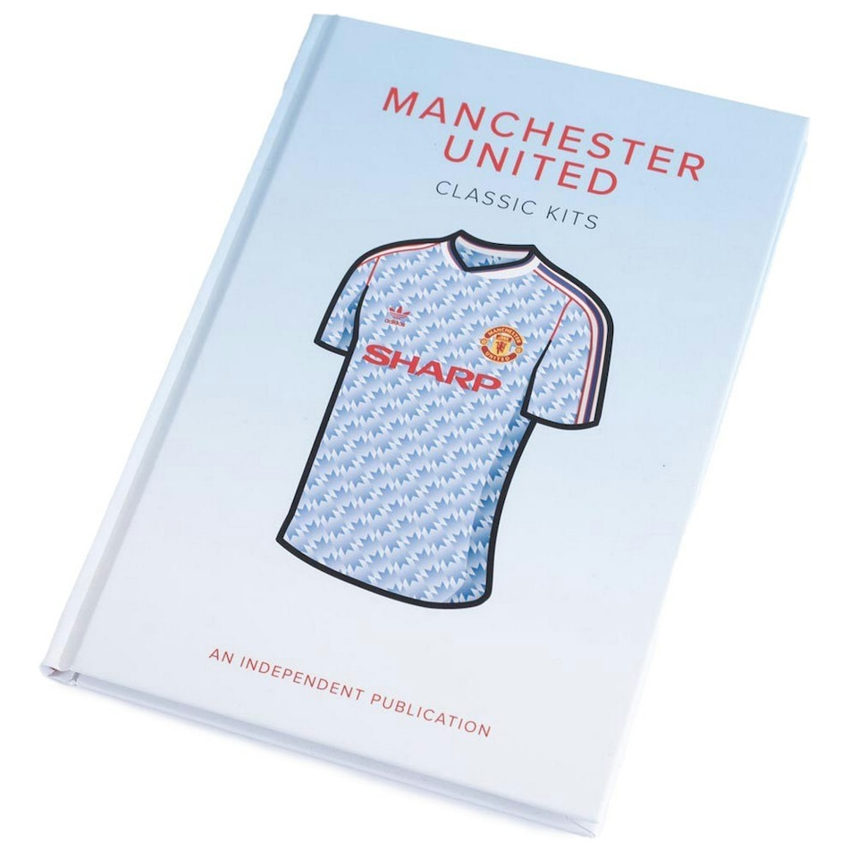 image 1 of Manchester United FC Classic Kit Book - White/Light Blue - One Size