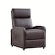 image 1 of MCC Direct Push Back Chair Faux Leather Reclining Pushback Armchair Sofa