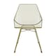 image 1 of Ellis Accent Dining Chair Gold Metal