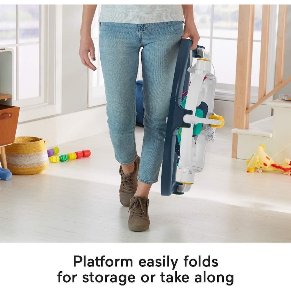 image 1 of Fisher Price SpaceSaver Jumperoo Activity Centre