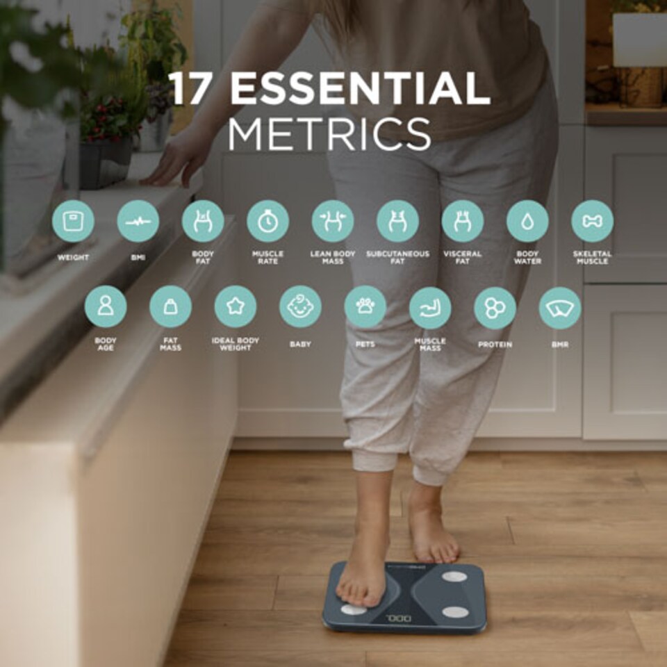 image 1 of DMD Smart Digital Bathroom Scale with App & Bluetooth