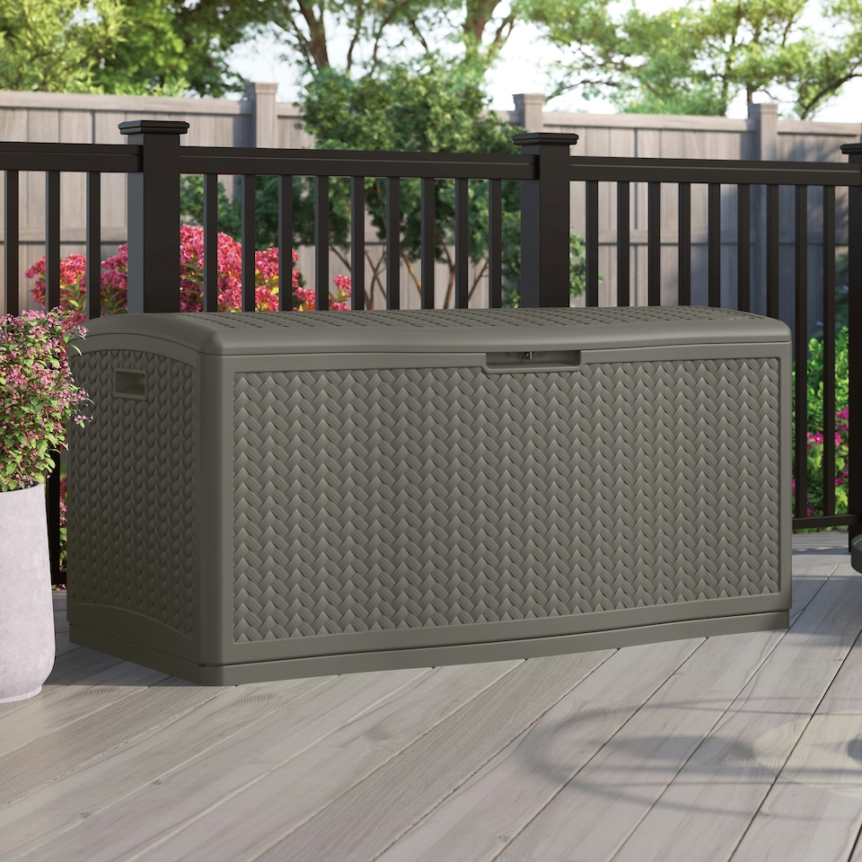 image 1 of Suncast Minnesota 469L Storage Box - Stone Grey Grey
