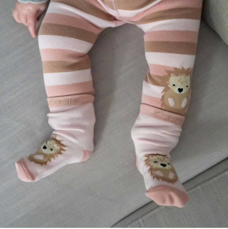 image 1 of Ziggle Leggings and Socks Set 6-12m - Hedgehog