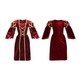 image 3 of Evil Mother Costume - 3 Pcs - Dress, Cape & Wig | Multi | XL