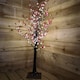 image 5 of 90cm 3ft Christmas Lit Black Twig Tree Red Berry 240 Warm White LED