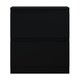 image 3 of FWStyle Carlton 2 Drawer Bedside Nightstand - Matt Black