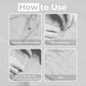 image 2 of aZengear Repair Patches for Jackets, Tent, Shoe, Gear - Self-Adhesive, Tear-Cold-Heat-Resistant (11 Pieces, Stone White)